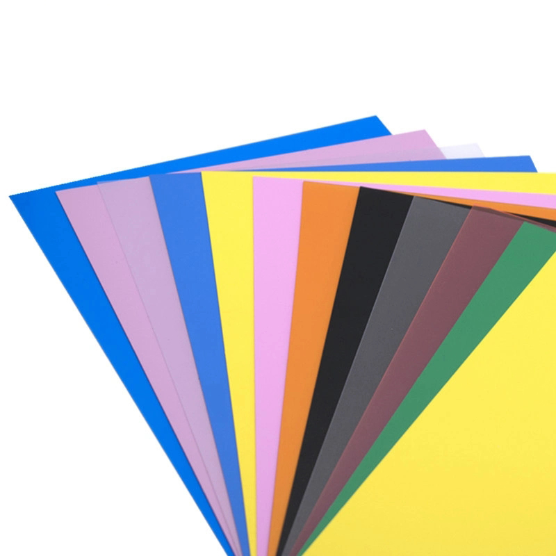 用于卡片制作的0.5毫米黑色硬質PVC板材
